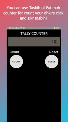 Tasbih of Fatimah android App screenshot 0
